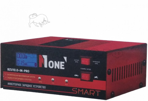 Зарядное устройство NUMBER ONE BZU 10.0-IN-PRO(180Вт,220В/50Гц,12/24В,цифр.диспл,0-10А выходн.ток)